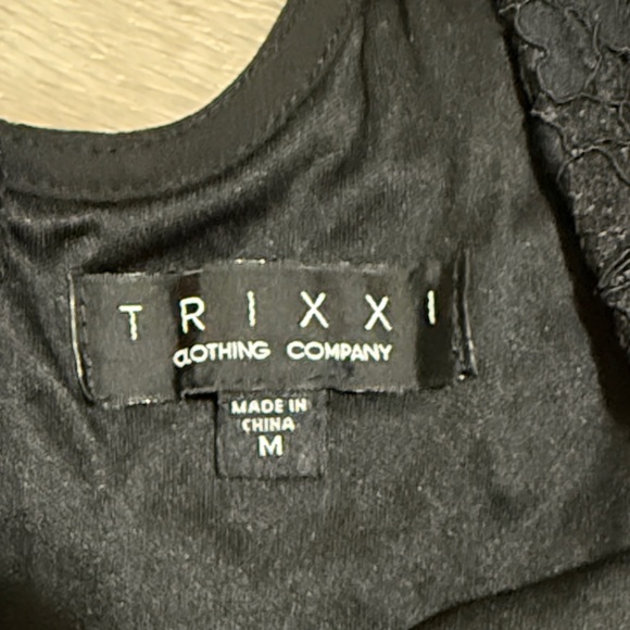 Trixxi Black Lace Jumpsuit - Picture 2 of 2